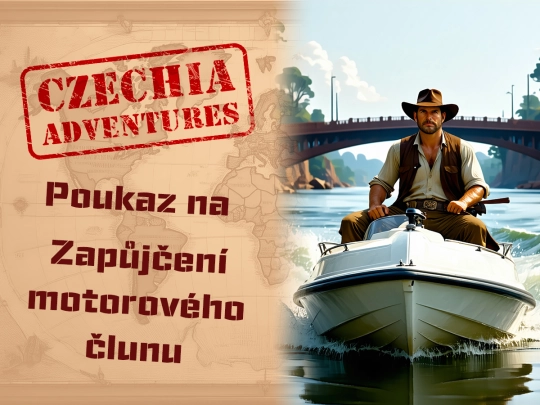 Zapůjčení motorového člunu